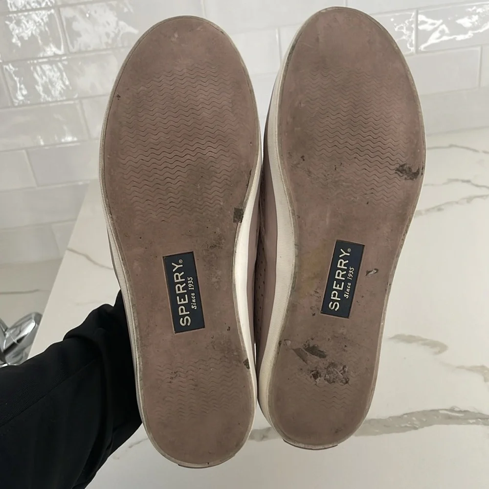 Sperry Slip On Sneaker in Blush | 8